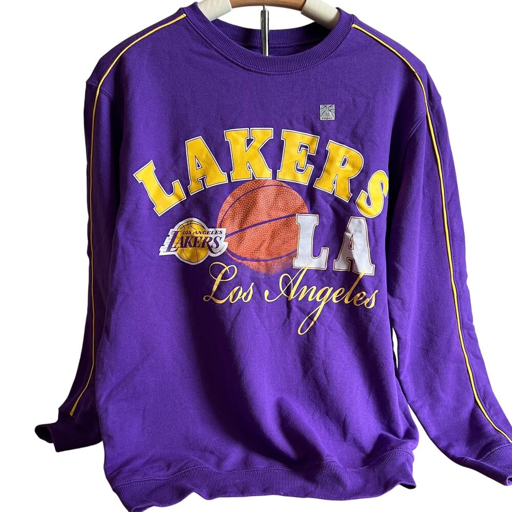 LA Lakers Women's NBA Graphic Purple Long Sleeve Sweatshirt - Size XL - NWT